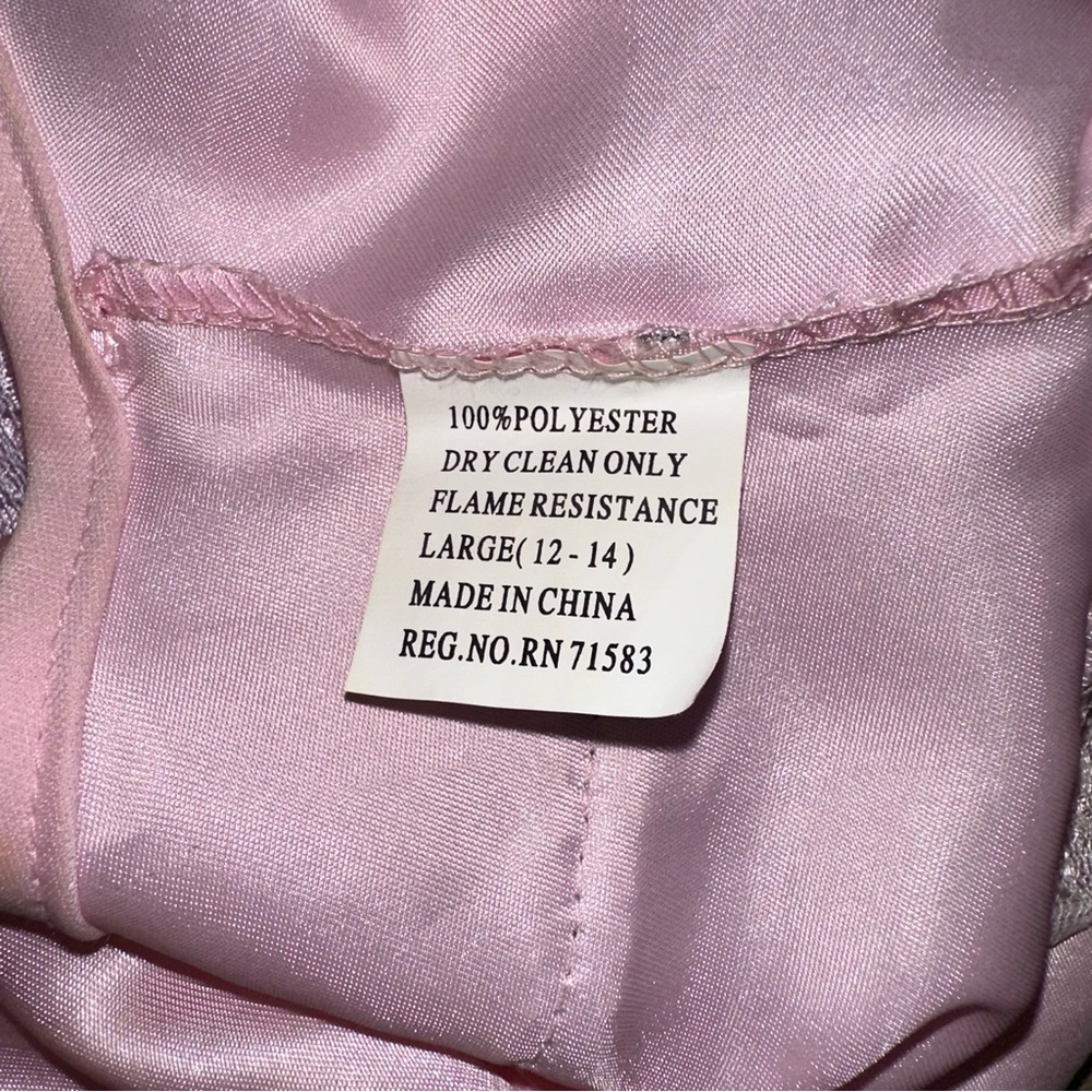 Pink and Purple Fairy Costume for Kids size 12-14 - Picture 3 of 7